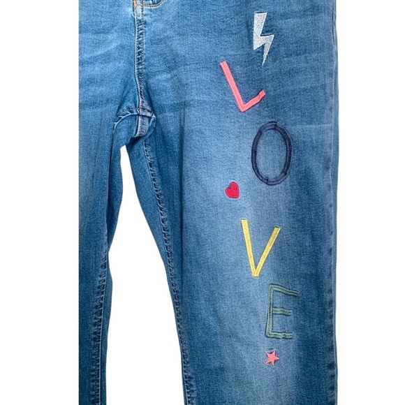 Arizona Jeans Womens Denim Jeans Size 18 1/2 Plus High Rise Girlfriend - Picture 5 of 9